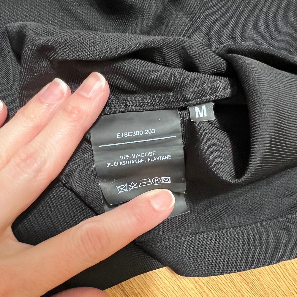 ami Black Bomber Jacket Medium - image 4